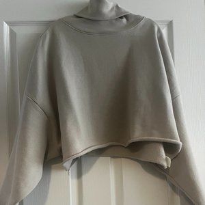 Oak and Fort Crop Turtleneck Sweater